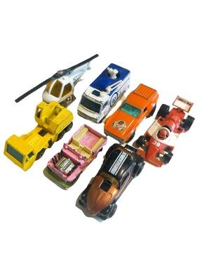 Vintage 1970s 1980s Matchbox Lesney Model Vehicles Cars Trucks Helicopter News
